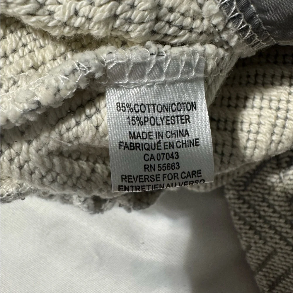 Kenar Cotton Skirt Chevron Pattern Zip Pockets Elastic Waist Size Medium NWT - Picture 5 of 10